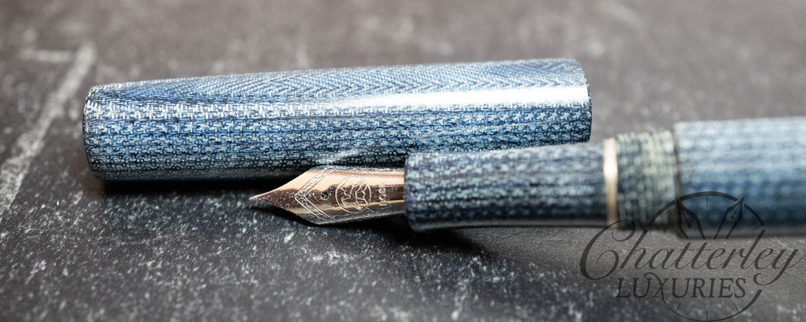 Aurola AU5 Micarta Denim Fountain Pen