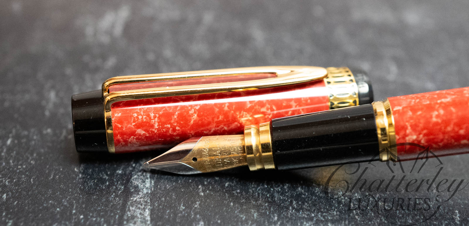 Waterman MAN 100 Patrician Red Speckled Fountain Pen
