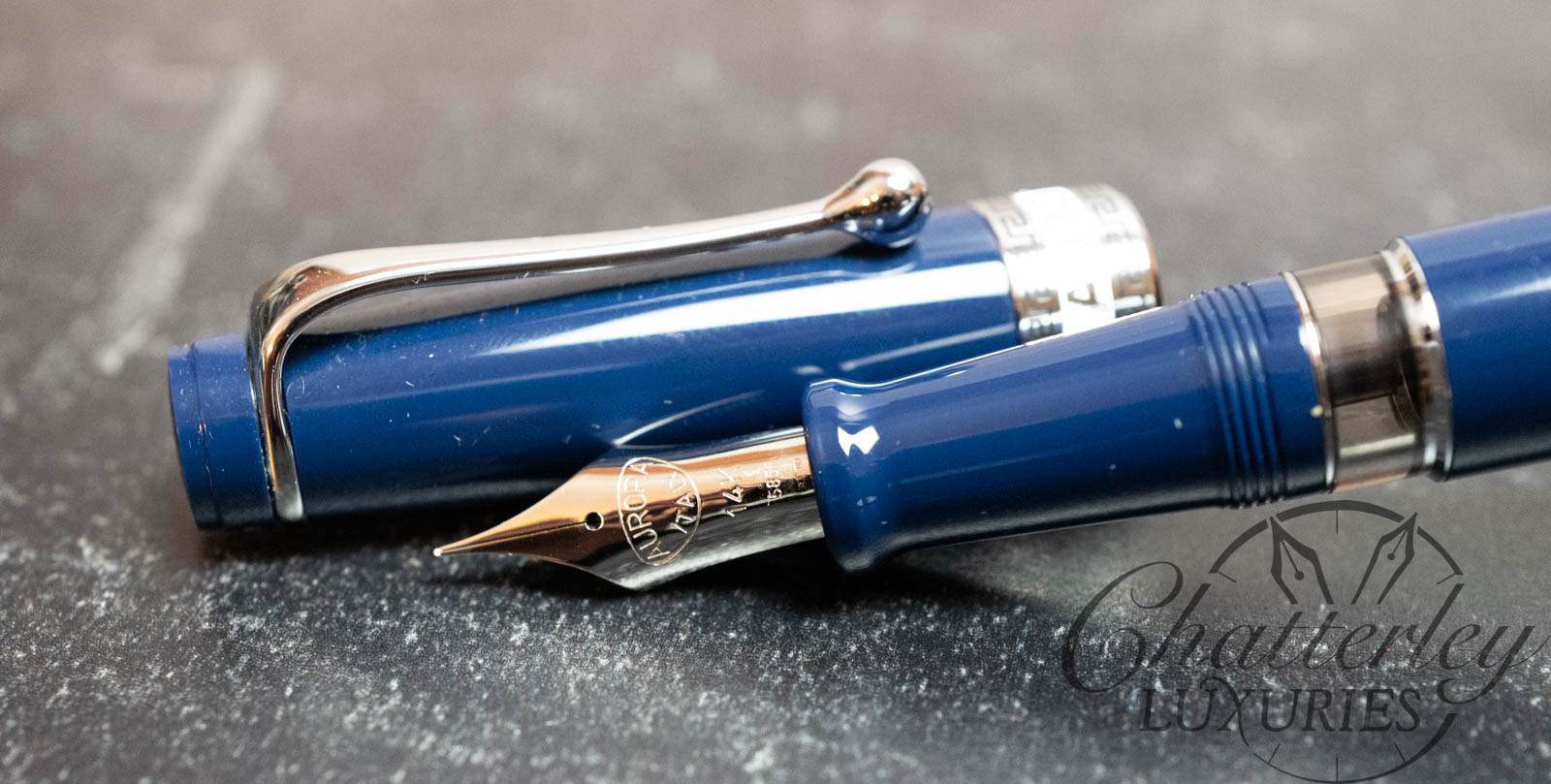 Aurora Optima Blue Flex Limited Edition Fountain Pen