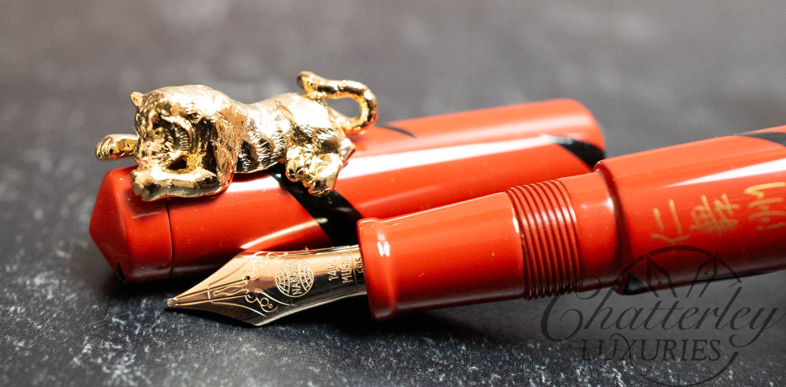 Nakaya Naka-ai Writer Pen of the Year 2022 Orange Tiger Limited Edition Fountain Pen