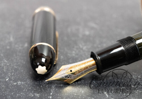 Montblanc 149 Celluloid Silver Rings Fountain Pen