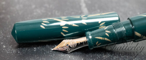 Nakaya Naka-ai Cigar Bamboo Silver Powder Fountain Pen