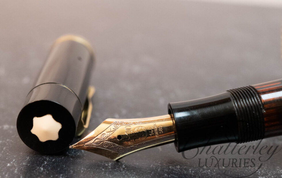 Montblanc Meisterstück L139 G 14c Fountain Pen with Flat Feed