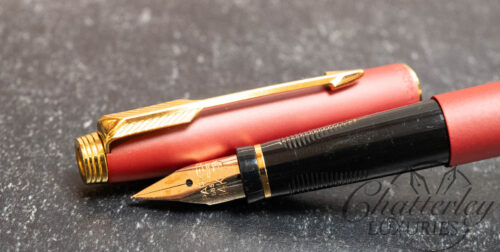 Parker 75 Matte Red Fountain Pen