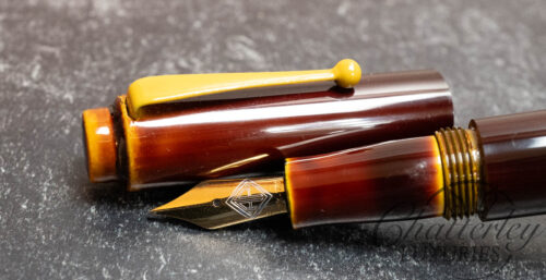 AP Limited Editions New Urushi Yellow Fountain Pen with Painted Clip