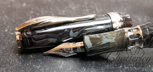 Pineider La Grande Bellezza Ancient Materials Carrara Grey Fountain Pen