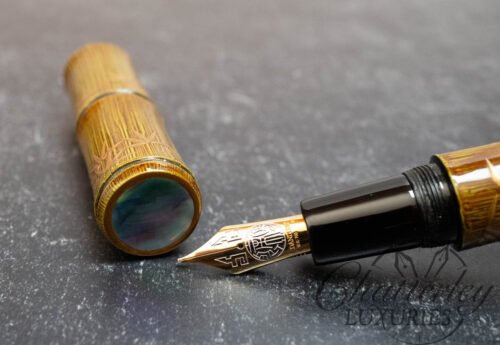 Danitrio Green Bamboo Mon-dake by Masanori on Genkai Fountain Pen