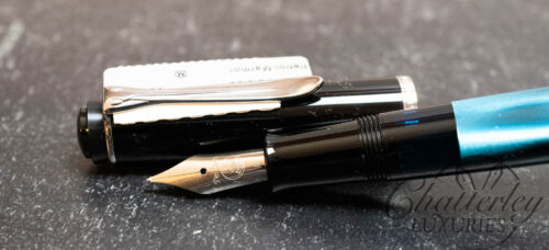 Pelikan M205 Petrol-Marbled Fountain Pen