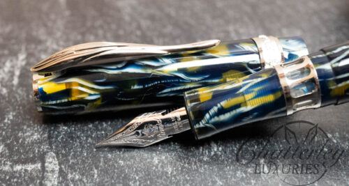 Pineider La Grande Bellezza Ancient Materials Wilde Blue Limited Edition Fountain Pen