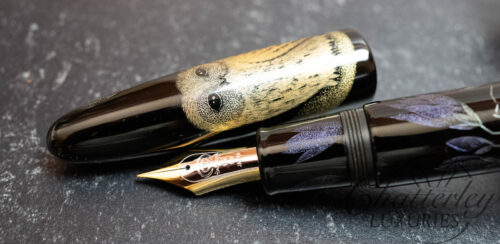 Taccia Limited Edition Miyabi Empress Chinkin Owl Fountain Pen