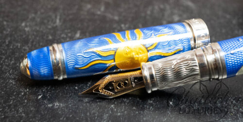 David Oscarson Limited Edition 8/8 Celestial All Blue Fountain Pen