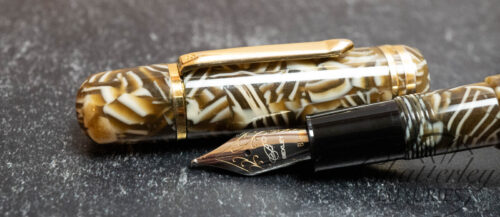 Bexley Poseidon Magnum II Prototype Brown Signature Fountain Pen