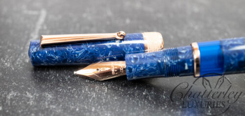 Closeout - Delta Lapis Blue Celluloid 188 Limited Edition Fountain Pen Collection