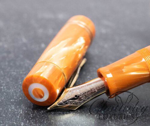 CusTom (Tom Westerich) L139 "Saffron" Celluloid Fountain Pen