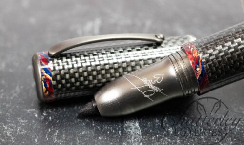 Montegrappa Qunicy Jones Limited Edition Carbon Fiber Sharpie Marker Pen