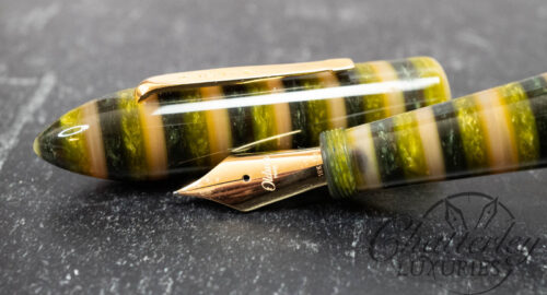 Oldwin Paris Torpedo Swirled Resin Fountain Pen