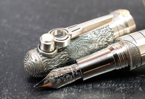 Montegrappa Alchemist Sterling Silver Limited Edition Aer Fountain Pen