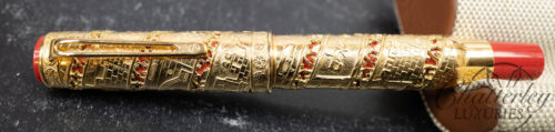 Omas Jerusalem 3000 Limited Edition Solid 18k Gold Rollerball