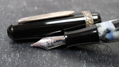 Stipula Etruria Black and White Fountain Pen