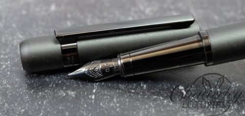 Otto Hutt Design 03 Frosted Black PVD 18kt nib Fountain Pen