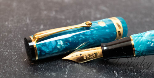 Wahl Eversharp Signature Classic Collection Jade Fountain Pen with Gold Trim