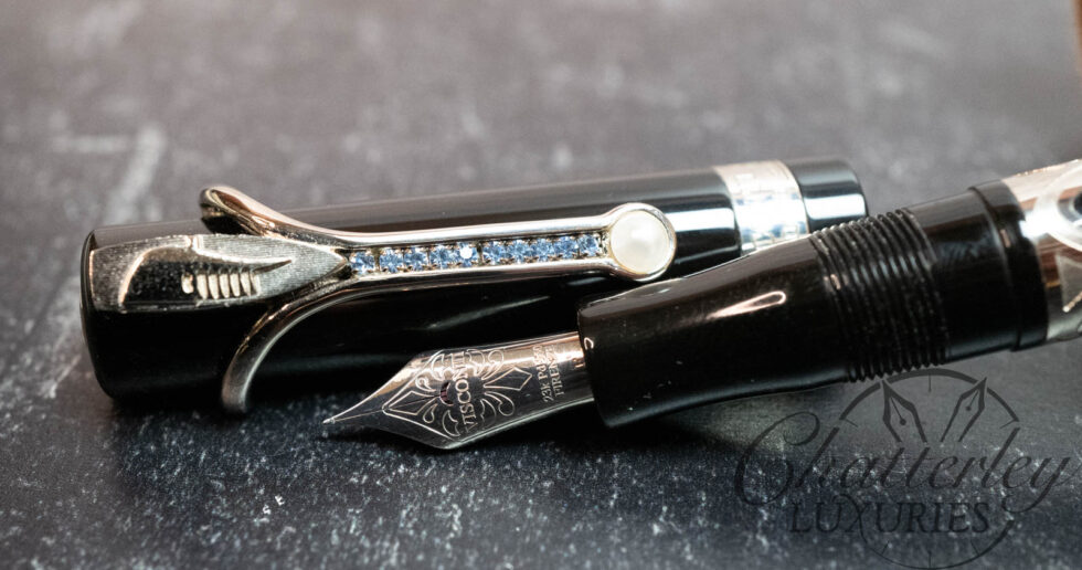 Visconti Venetia Black With Silver Trim Limited Edition Fountain Pen