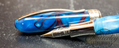 Visconti Millennium Arc Moonlight Blue Typhoon Fountain Pen
