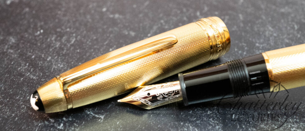 Montblanc Meisterstuck Solitaire Vermeil Barley LeGrand Fountain Pen
