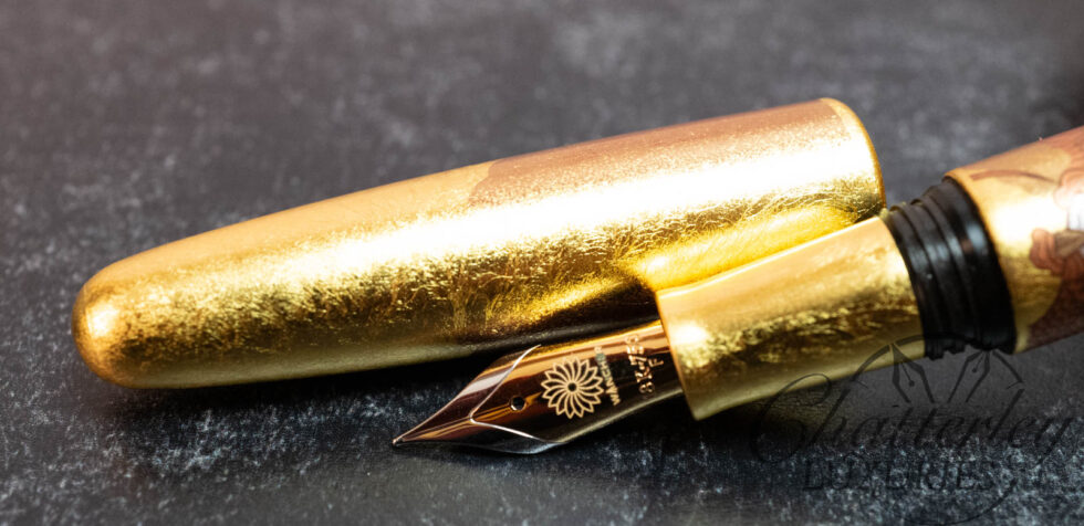 Wancher Dream Pen Rising Sun Maki-e Dragon Fountain Pen