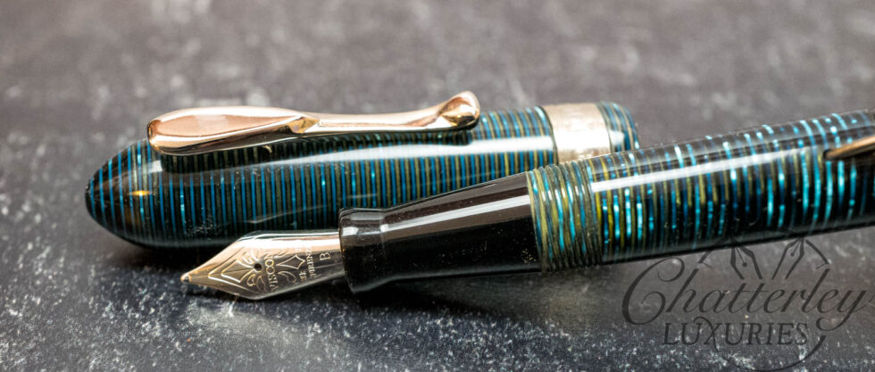 Visconti Copernicus Blue Celluloid Fountain Pen
