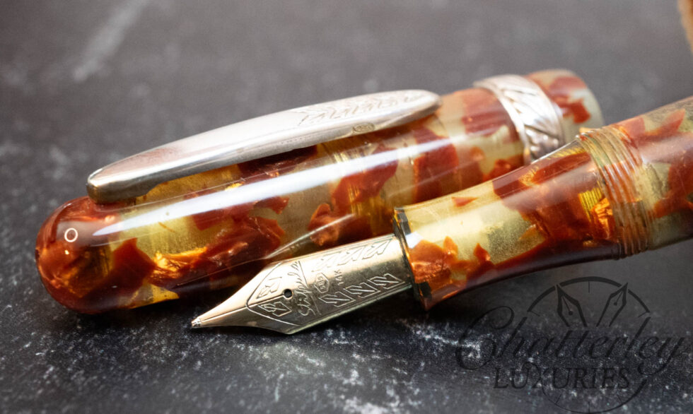 Stipula Etruria Ambrosia Celluloid Piston Fountain Pen