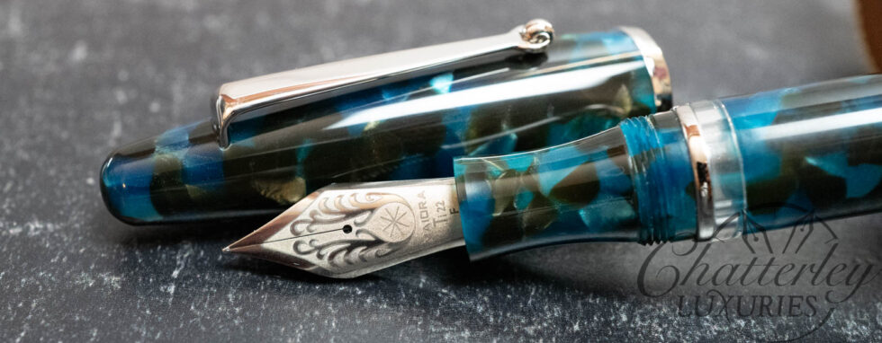 Closeout - Maiora Ultra Ogiva Ti 22 Teti (Blue) #8 Titanium Nib Fountain Pen