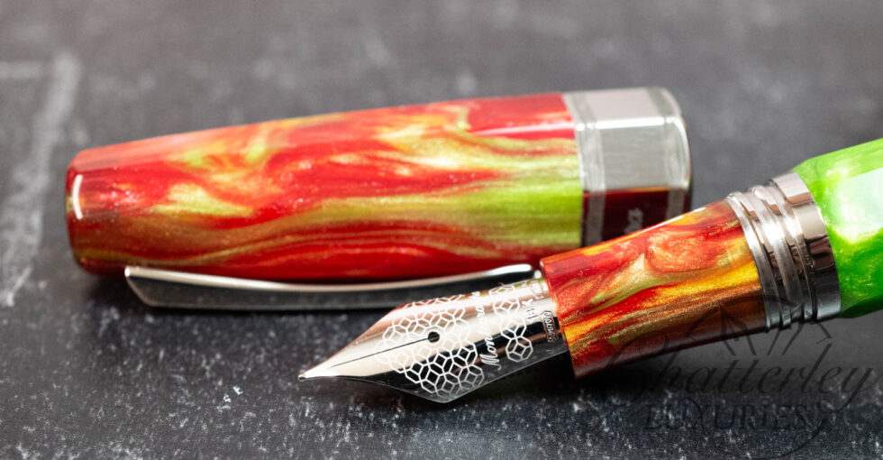Montegrappa Extra Otto Botanical Limited Edition Fountain Pen Collection - Hibiscus