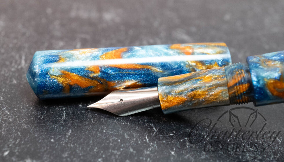 Drewnem Pisane Orion Blue Macaw Fountain Pen