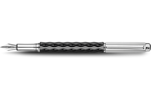 Caran d'Ache Varius Collection Ceramic Black Fountain Pen