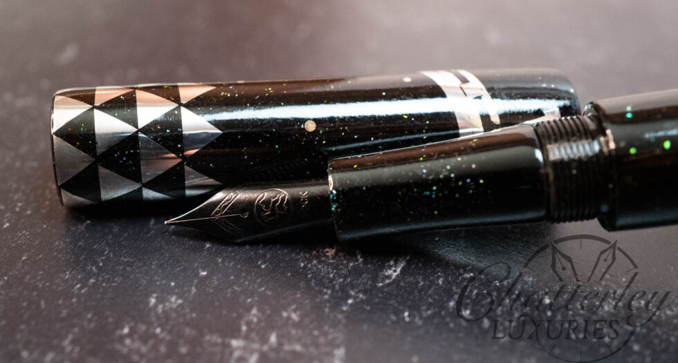 Morgan Wisser Maki-e Hannya Silver Inlay Fountain Pen