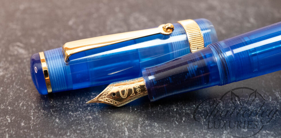 Santini Blue Resin Fountain Pen