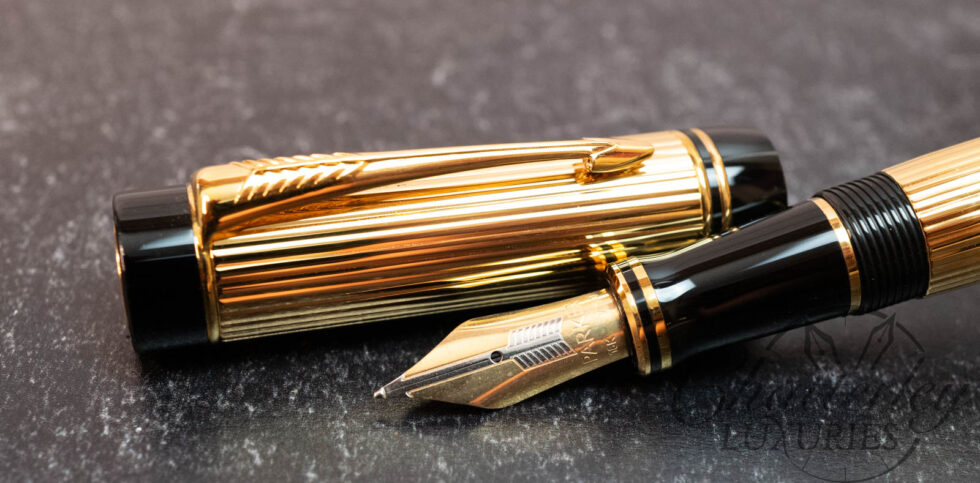 Parker Duofold Centennial Gold Plated Fountain Pen