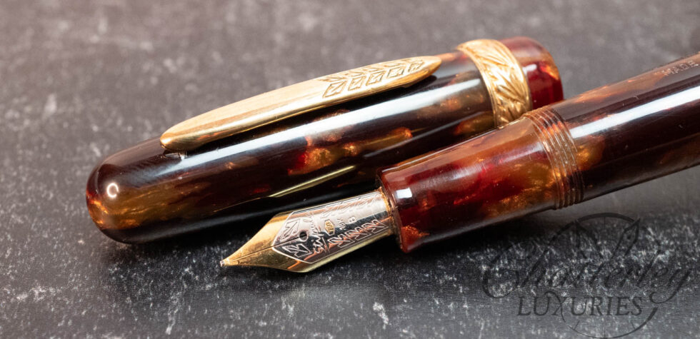 Stipula Etruria Amber Limited Edition Fountain Pen