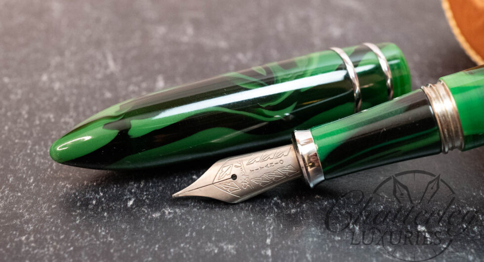 Stipula Model T Green Titanium Nib Fountain Pen