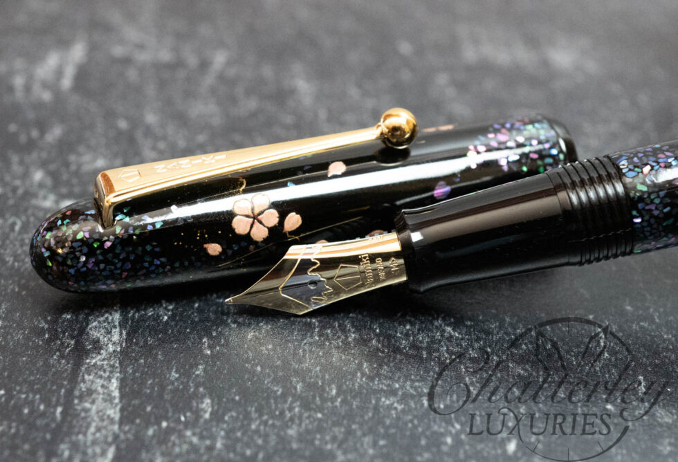 Namiki Yukari Maki-e Cherry Blossoms at Night Fountain Pen