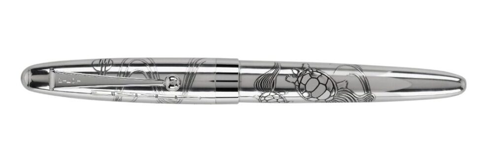 Pilot Silvern Sterling Silver Turtle Fountain Pen