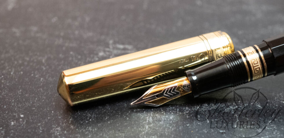 Omas Arte Italiana Paragon Black with Vermeil Cap Fountain Pen