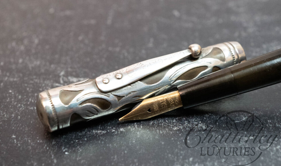 Waterman Ideal 412 Filigree Overlay Fountain Pen