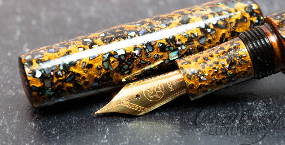 Cypress Kawari-nuri Flying Dragons Fountain Pen