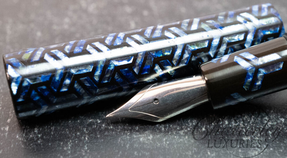 Cypress Modern Raden Forever Blue Fountain Pen