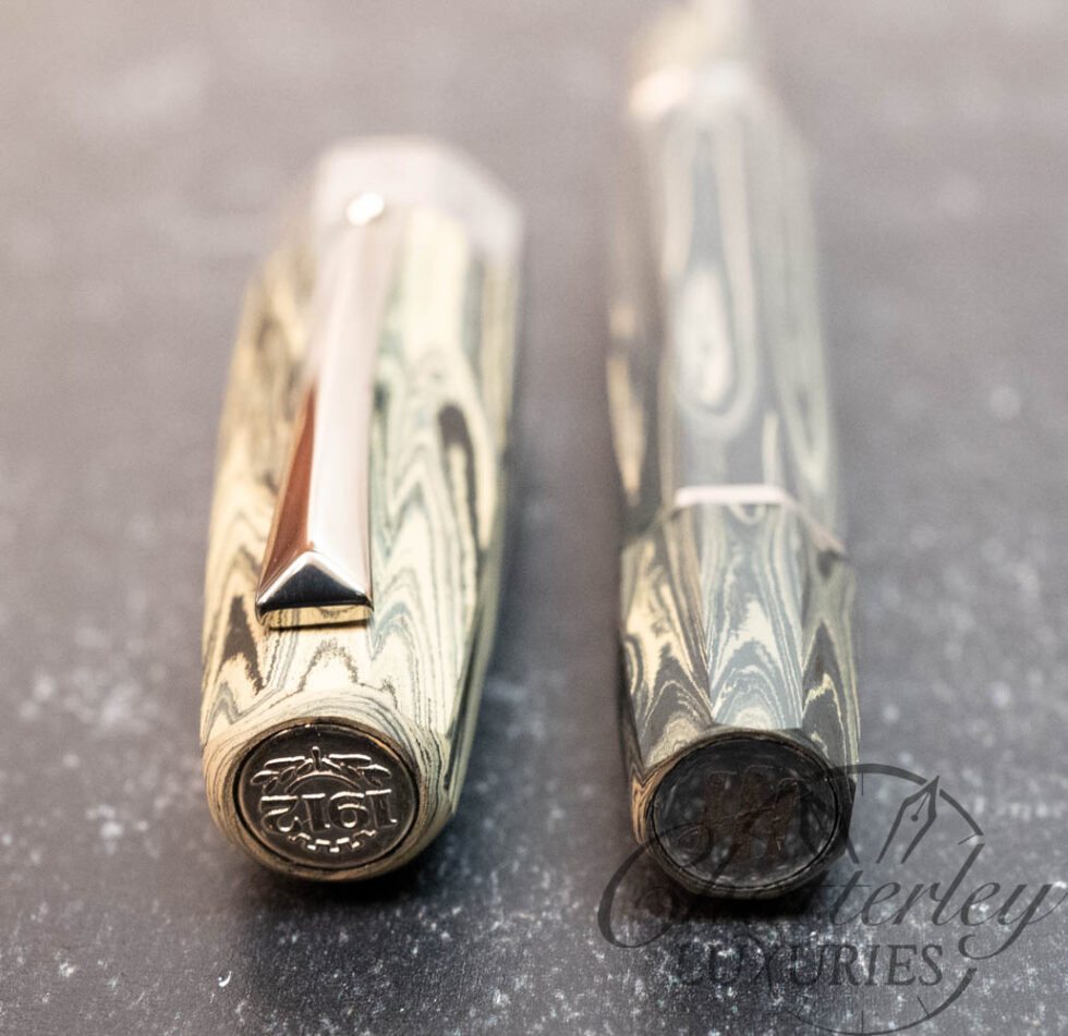 Montegrappa Extra Otto Botanical Limited Edition Fountain Pen Collection - Black Bat Flower