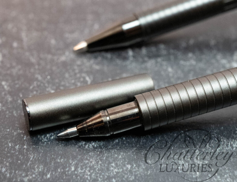 Porsche Design Faber-Castell Arc 1 Black Titanium Rollerball and Ballpoint Set