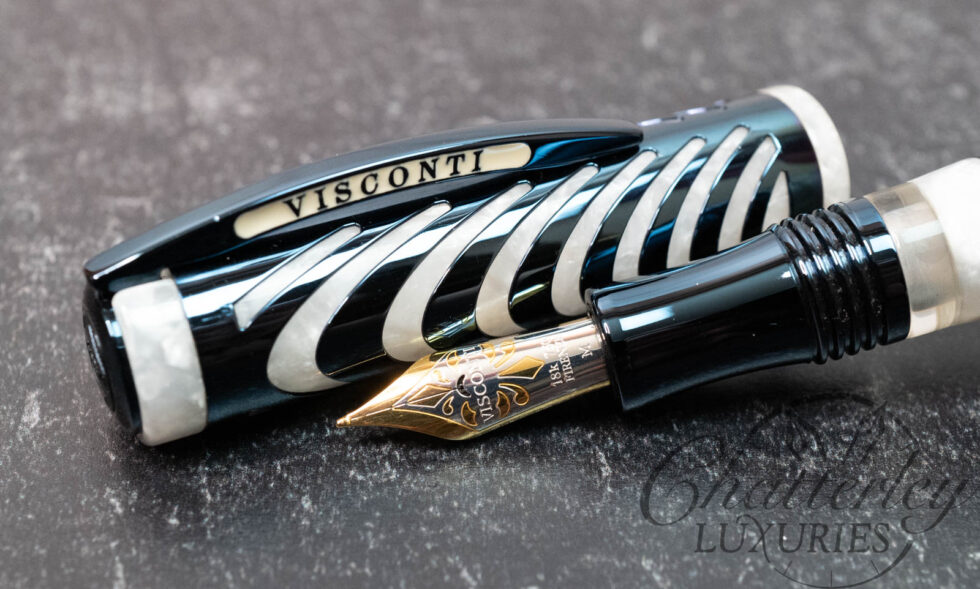 Visconti Blue Ripple Limited Edition Fountain Pen