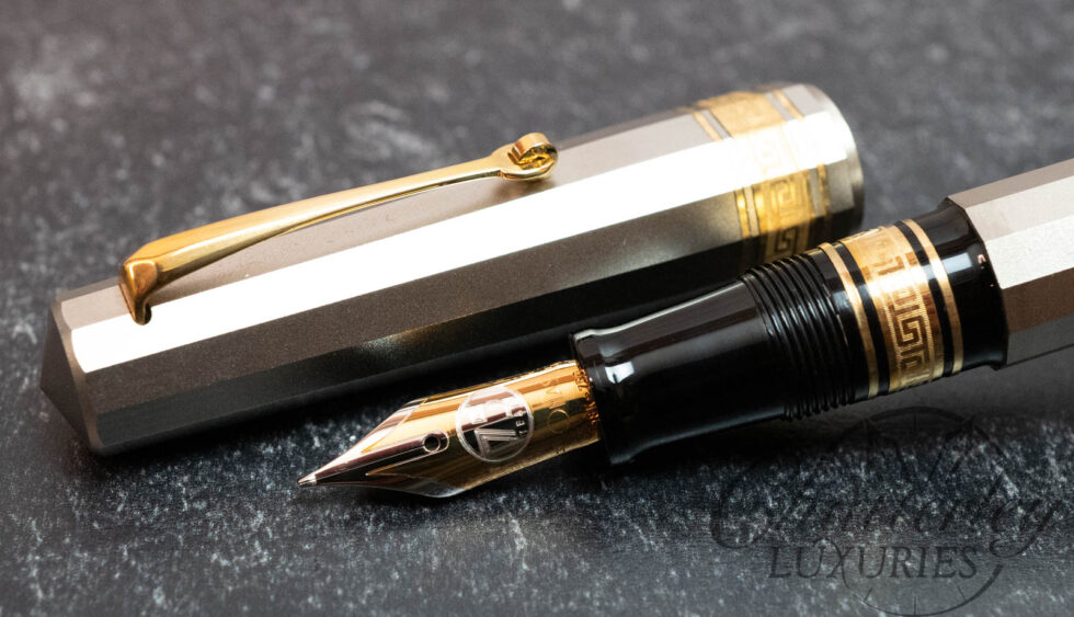 Omas T2 Paragon Gold Trim Fountain Pen